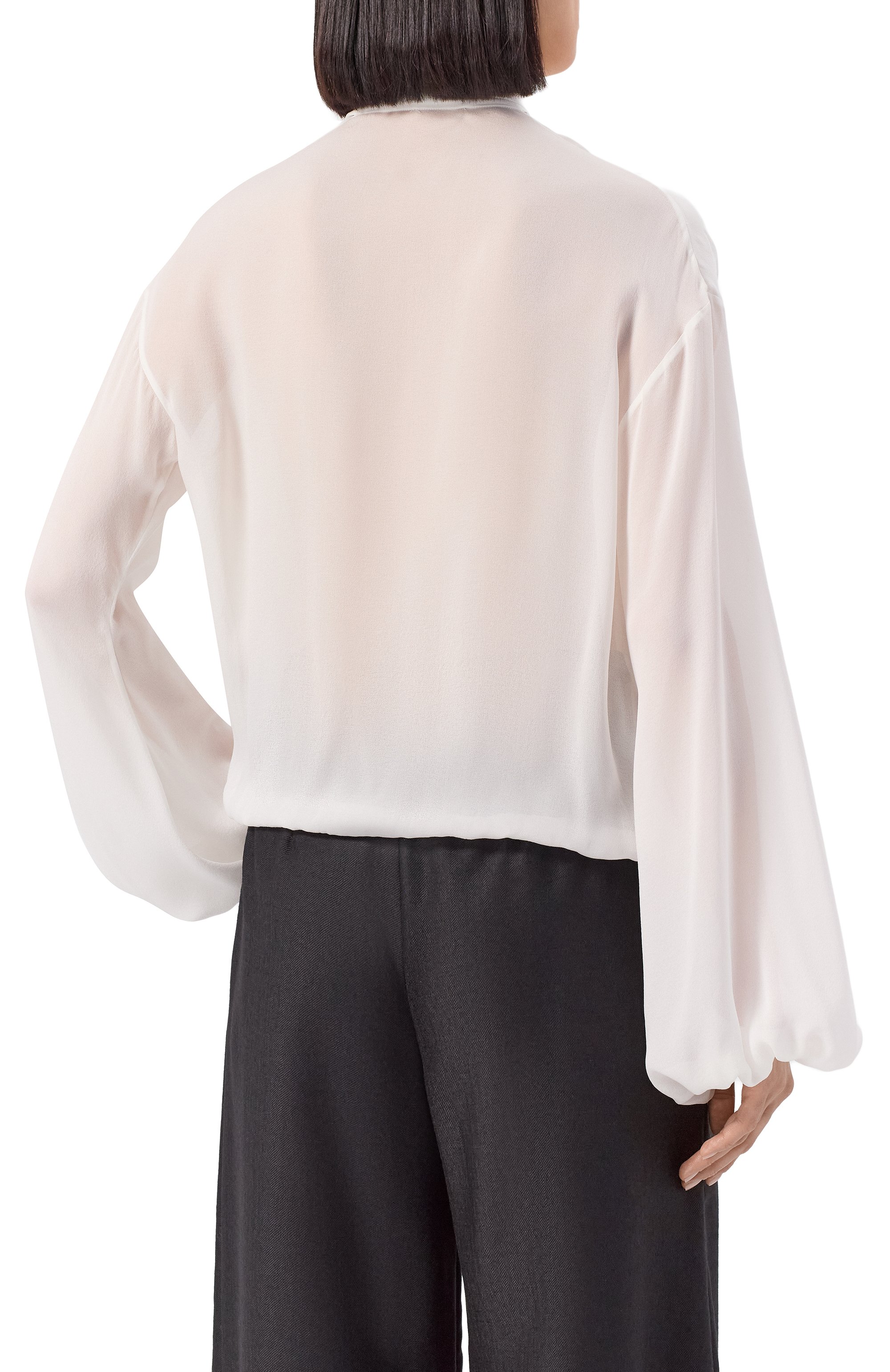 Шелковая блузка GIAMBATTISTA VALLI, арт. 25FWPVCL1104/59SAB, фото 4