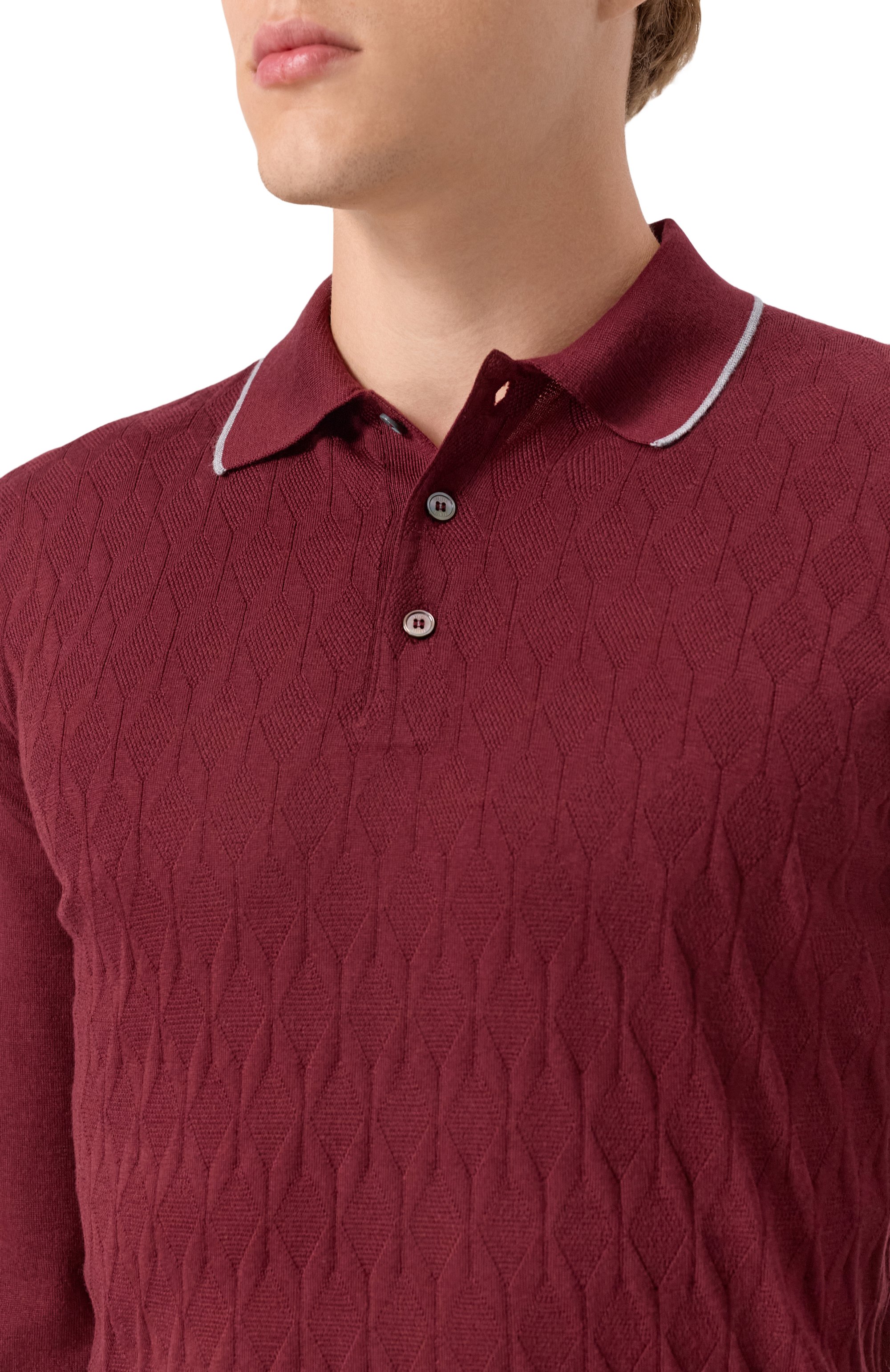 Шерстяное поло FEDELI, арт. MU006427, фото 5