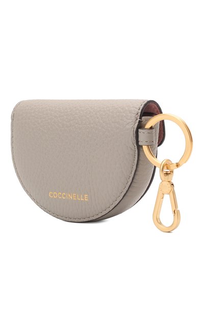 Кожаный футляр для ключей beat COCCINELLE серого цвета по цене 6925 руб., арт. E2 LZ4 41 X2 01, фото 2 Кожаный футляр для ключей beat COCCINELLE, арт. E2 LZ4 41 X2 01, фото 2