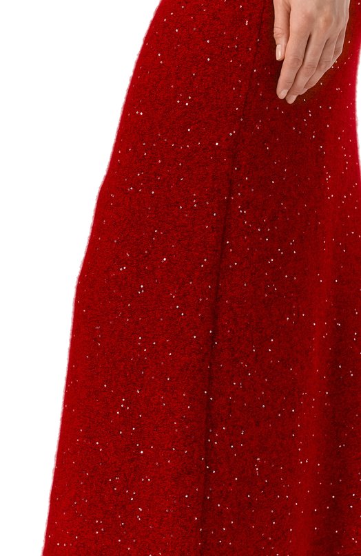 Юбка из кашемира и хлопка Addicted MK015 SEQ-1 Красный  MK015 SEQ-1 Фото 5