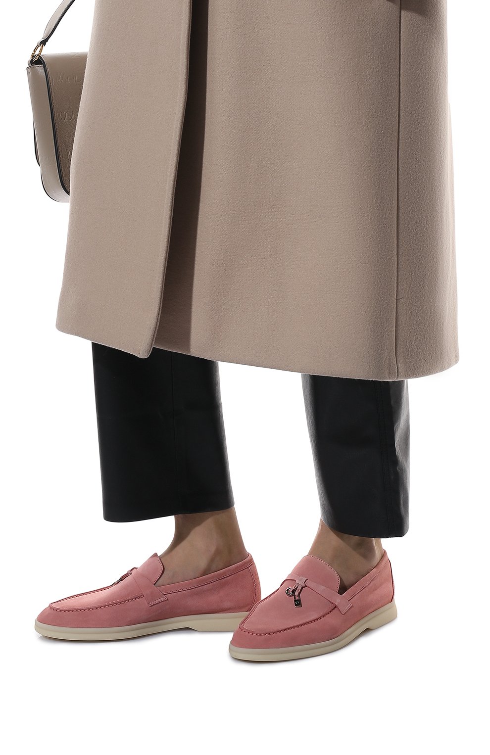 Замшевые лоферы summer charms walk LORO PIANA, арт. FAE5444, фото 3