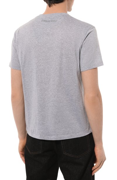 Хлопковая футболка STEFANO RICCI, арт. MNH4103000/TE1808, фото 4