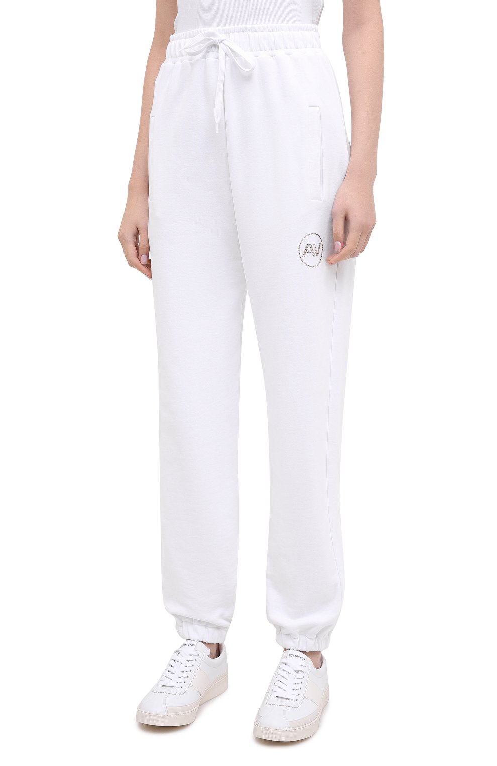 Хлопковые джоггеры ALEXANDRE VAUTHIER белого цвета по цене 44800 руб., арт. 204PA1356B 1004B-204, фото 3 Хлопковые джоггеры ALEXANDRE VAUTHIER, арт. 204PA1356B 1004B-204, фото 3