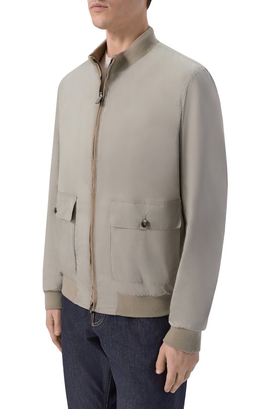 Двусторонний замшевый бомбер Gimo's 6S20.1.040.50R/112 Хаки  6S20.1.040.50R/112 Фото 6