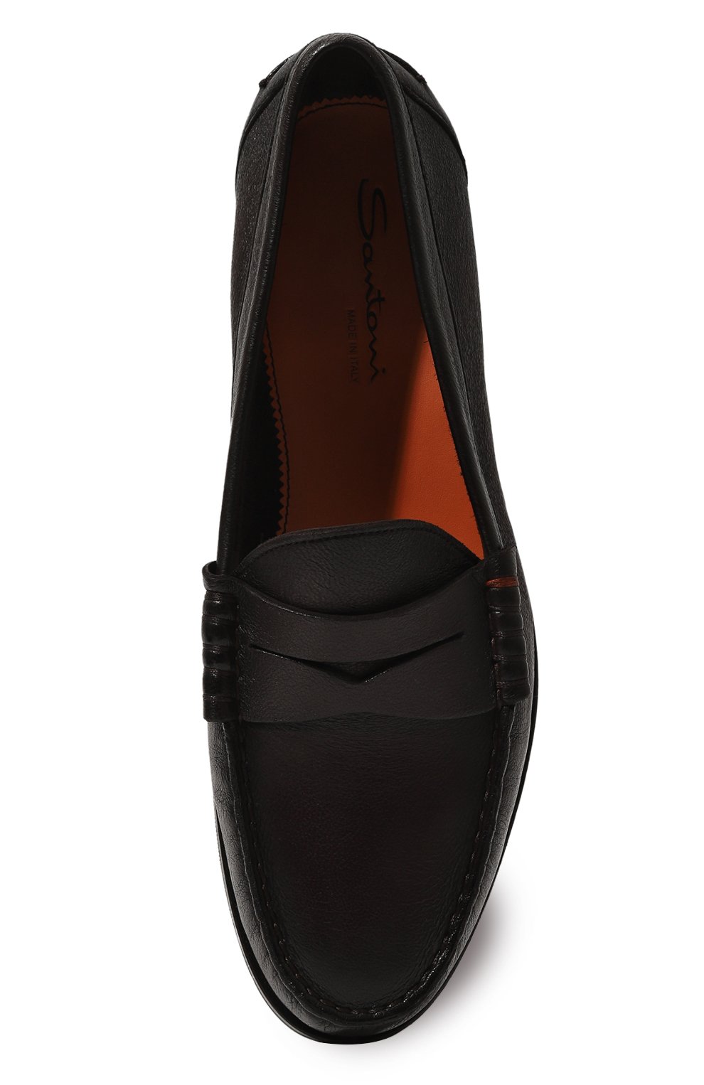 Кожаные пенни-лоферы quentin SANTONI, арт. MCQG18963JI6SLE1, фото 6