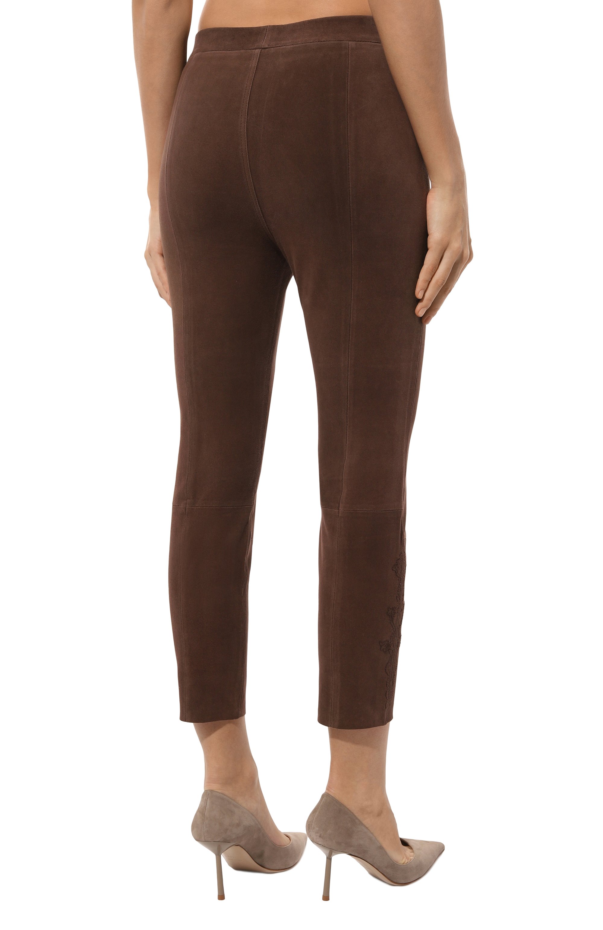 Замшевые брюки AKHMADULLINA, арт. 1225.3B934/LE601, фото 4