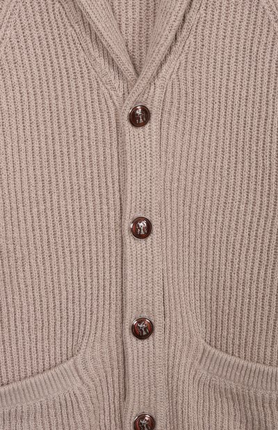 Хлопковый кардиган BRUNELLO CUCINELLI бежевого цвета по цене 96700 руб., арт. BNIM74906C, фото 3 Хлопковый кардиган BRUNELLO CUCINELLI, арт. BNIM74906C, фото 3