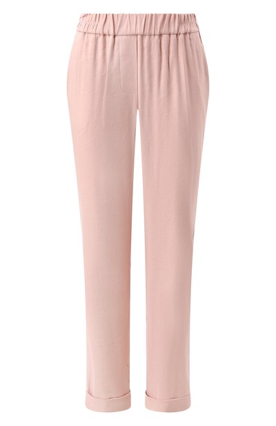 Женские брюки изо льна и вискозы LORENA ANTONIAZZI, арт. P2550PA70A/3347