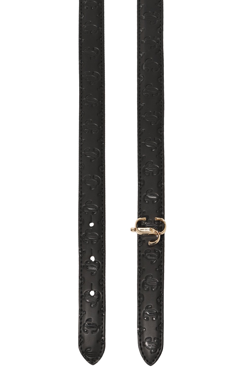 Кожаный ремень JIMMY CHOO, арт. MINIFELISA/KKKBLACK, фото 3