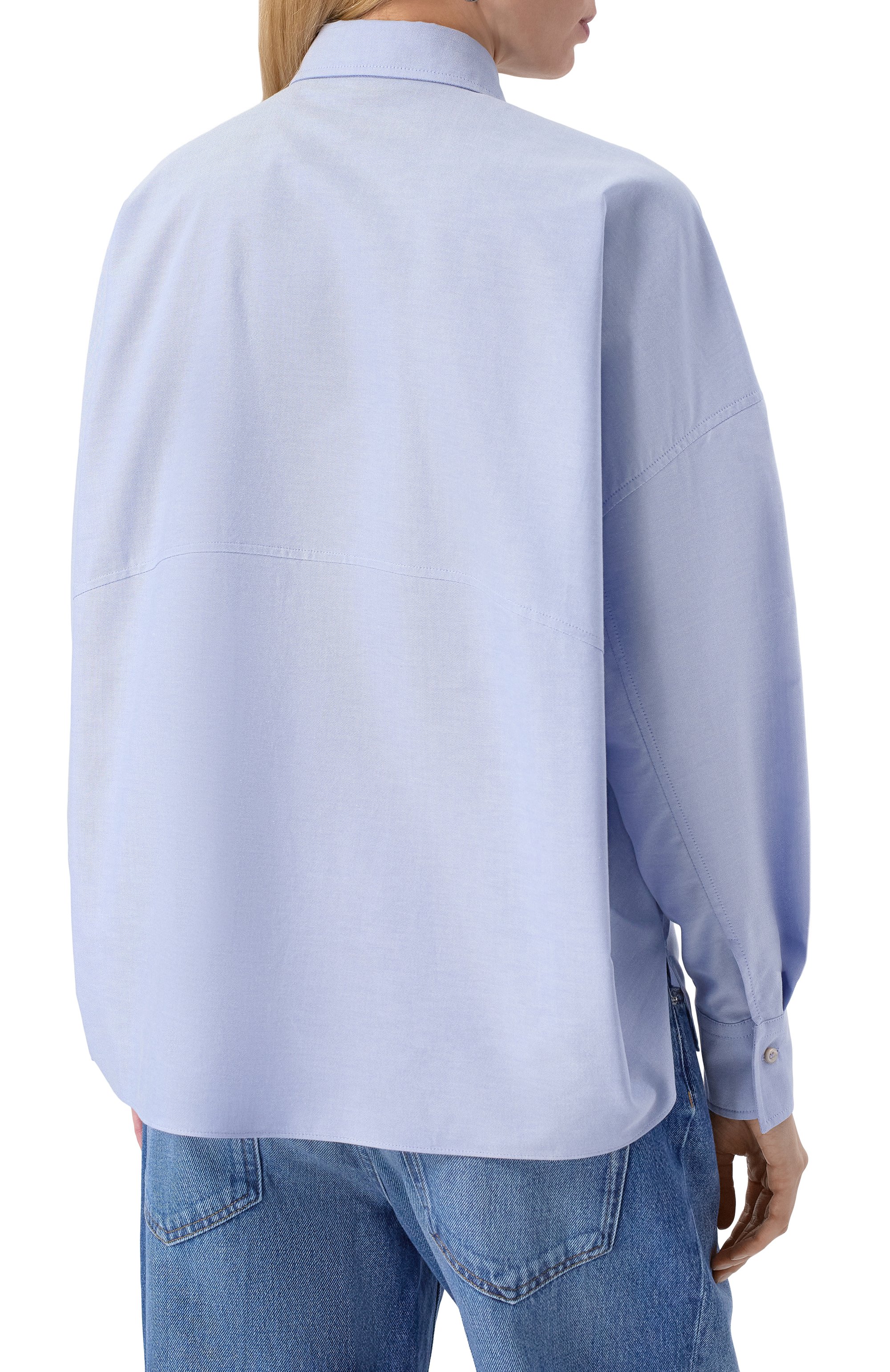 Хлопковая рубашка BRUNELLO CUCINELLI, арт. MA600RA905, фото 4