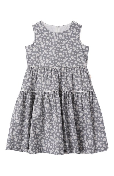 Хлопковое платье IL GUFO, арт. P25VA319C4138/10A-14A