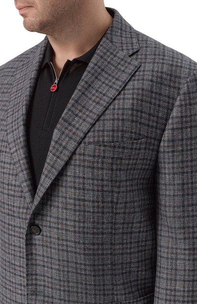 Шерстяной пиджак CORNELIANI голубого цвета по цене 127500 руб., арт. 28X018/2A16226, фото 5 Шерстяной пиджак CORNELIANI, арт. 28X018/2A16226, фото 5