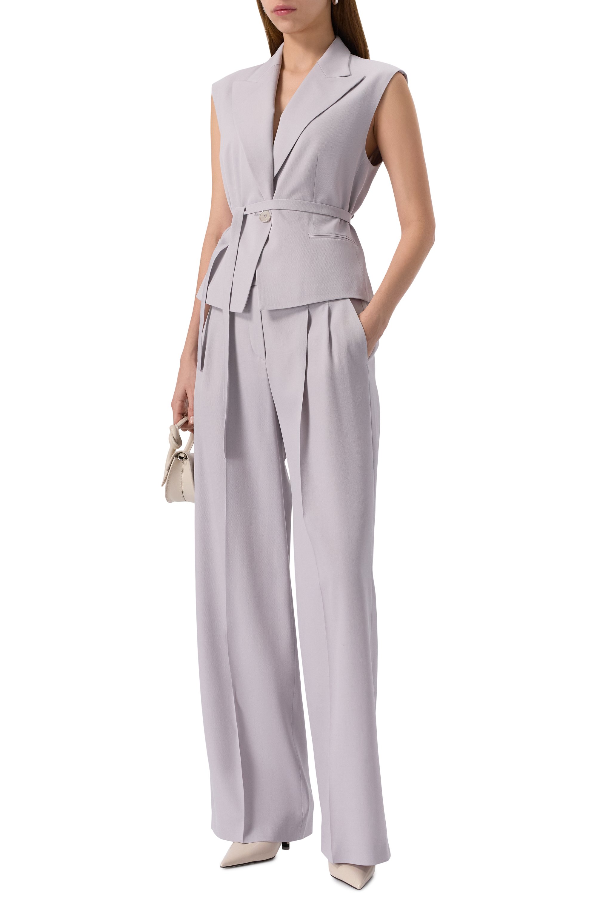 Шерстяные брюки WINDSOR серого цвета по цене 55750 руб., арт. 52 DH533LC 10018996/30046978, фото 2 Шерстяные брюки WINDSOR, арт. 52 DH533LC 10018996/30046978, фото 2