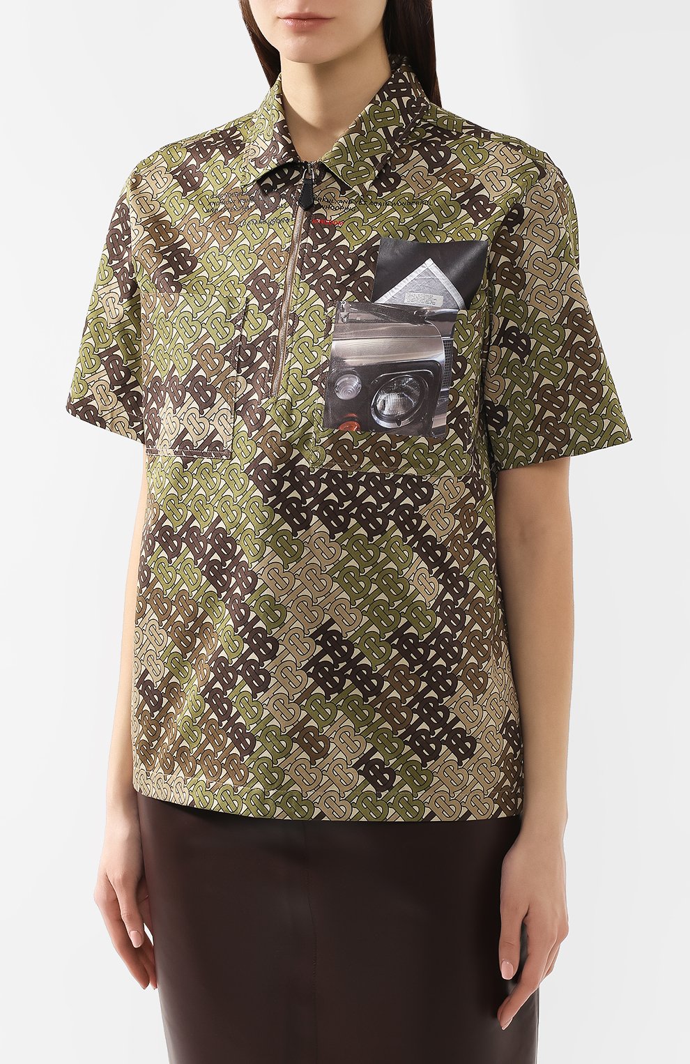 Хлопковая футболка BURBERRY, арт. 4560514, фото 3