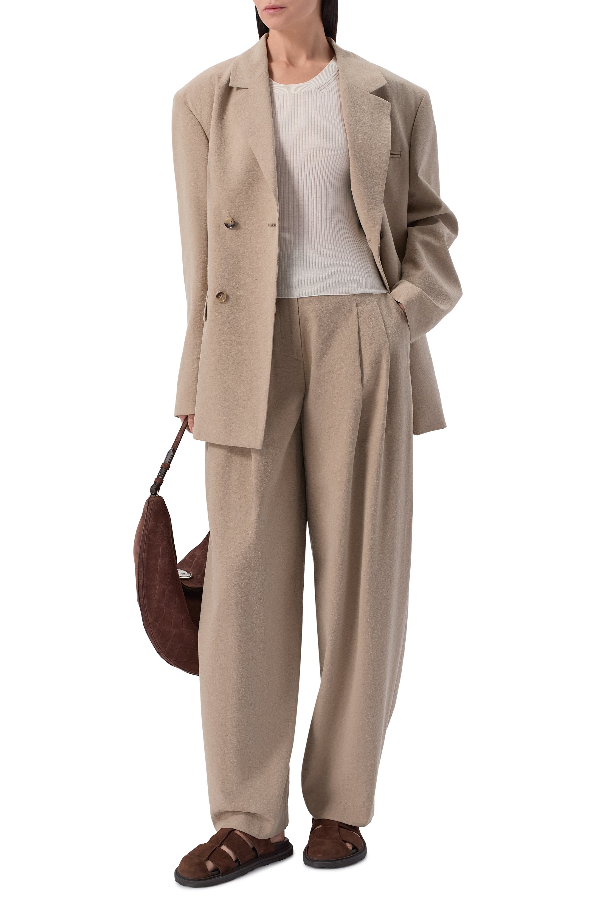 Замшевые сандалии MOSCHINO, арт. MA10073G10/ME0, фото 3