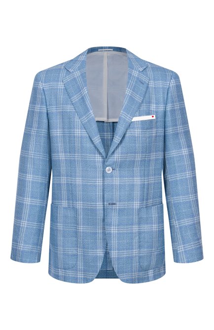 Мужской пиджак из смеси кашемира и шелка KITON, арт. UG81K06S21