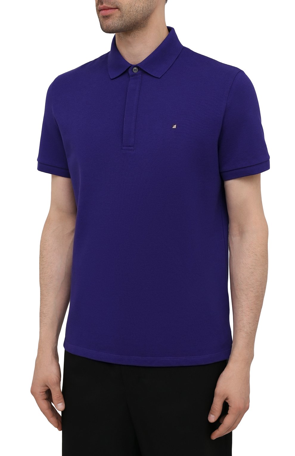 Хлопковое поло VALENTINO, арт. WV3MH00V3MN, фото 3