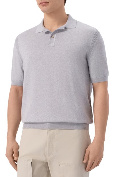 Поло из шелка и хлопка PAUL&SHARK, арт. 26411608, фото 3