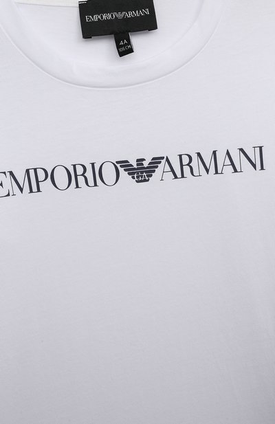 Хлопковый лонгслив EMPORIO ARMANI, арт. 8N4TN6/1JPZZ, фото 3