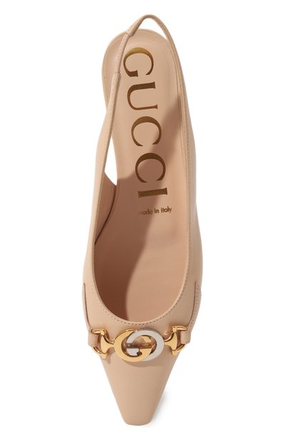 Кожаные балетки GUCCI, арт. 626725 DMBT0, фото 4