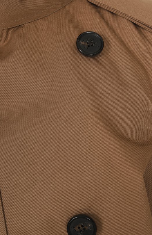 Хлопковый тренч Burberry 8106350 Коричневый  8106350 Фото 6