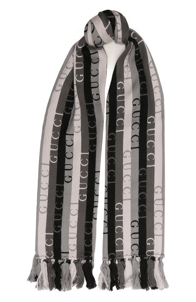 Шарф из шерсти и хлопка GUCCI, арт. 634166 4GB22, фото 1