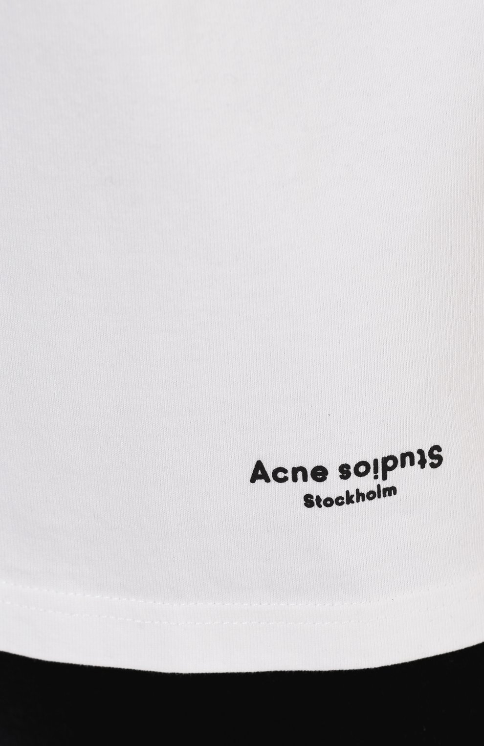 Хлопковая футболка ACNE STUDIOS, арт. AL0127/W, фото 5