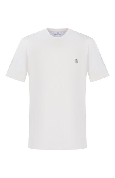 Мужская хлопковая футболка BRUNELLO CUCINELLI, арт. M0B138440