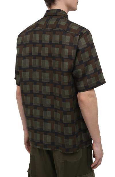 Льняная рубашка DRIES VAN NOTEN, арт. 211-20739-2080, фото 4