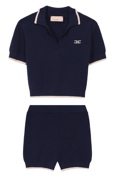 Комплект из поло и шорт ELISABETTA FRANCHI LA MIA BAMBINA, арт. EFCM026C/FL001