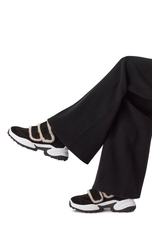 Замшевые кроссовки Extreme Sergio Rossi B13810/MFI666 Чёрный  B13810/MFI666 Фото 2