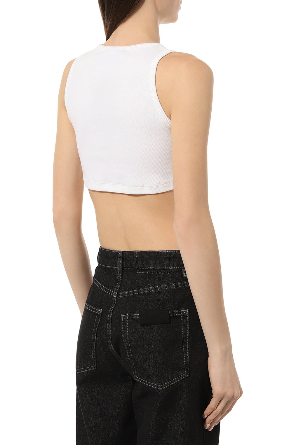 Хлопковая майка MSGM, арт. 3441MDT67/237120, фото 4