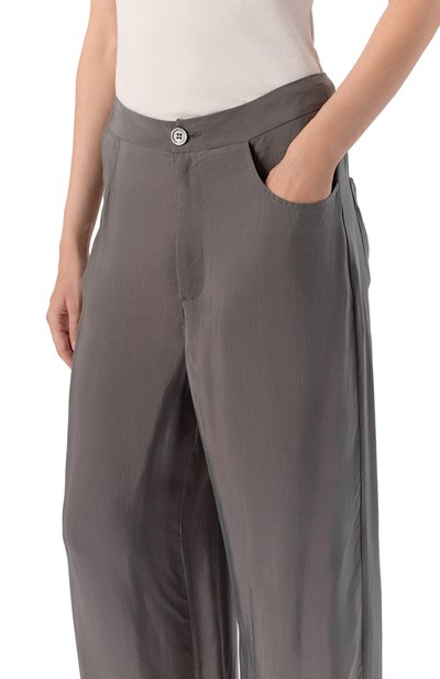 Брюки ERIKA CAVALLINI серого цвета по цене 53150 руб., арт. P5WP02, фото 5 Брюки ERIKA CAVALLINI, арт. P5WP02, фото 5