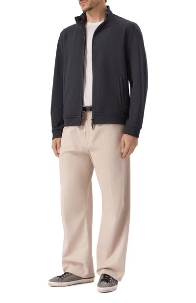 Толстовка из хлопка и лиоцелла EMPORIO ARMANI, арт. EM007350/AF13700, фото 2
