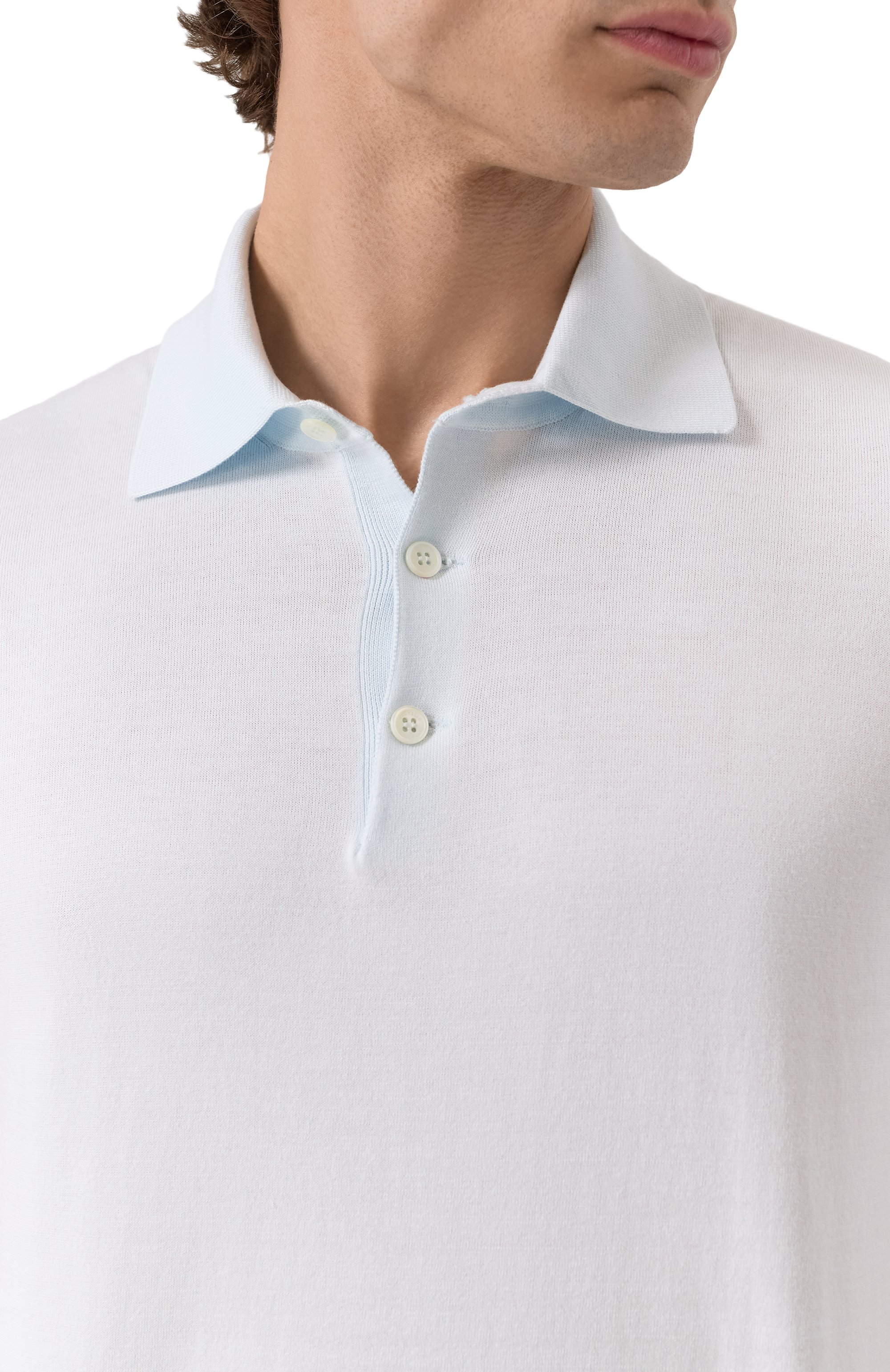 Хлопковое поло BRUNELLO CUCINELLI, арт. M29800125, фото 5