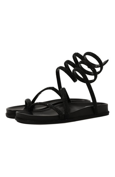 Текстильные сандалии cleo RENE CAOVILLA, арт. C11761-020/R001, фото 1