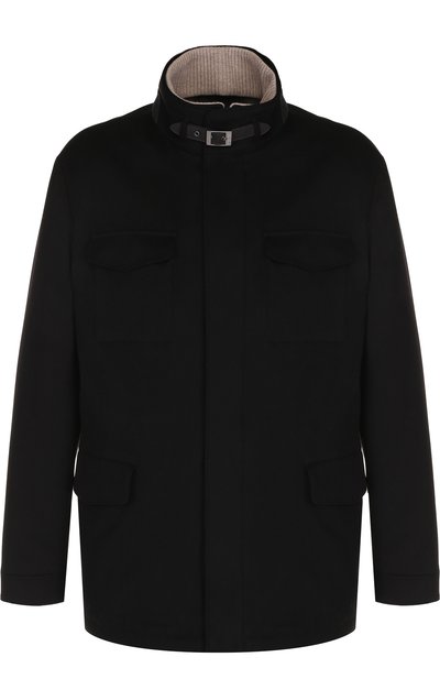 Кашемировая куртка на молнии с меховой подкладкой LORO PIANA, арт. FAG4528, фото 1