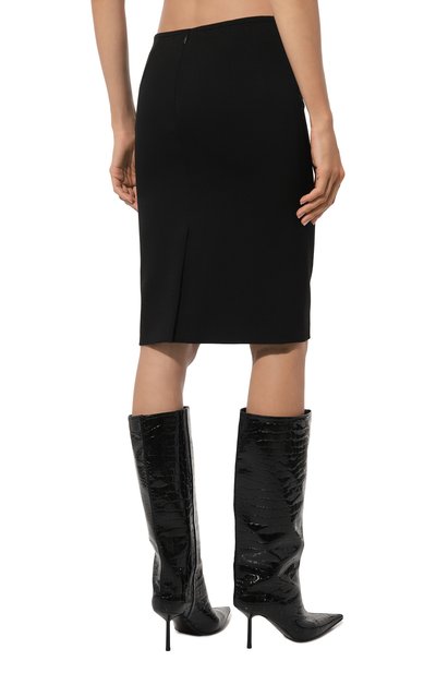 Шерстяная юбка VERSACE, арт. 1011787/1A04649, фото 4