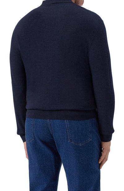 Поло из шерсти и шелка ZILLI, арт. KZP001M0230VZRD00_002, фото 4