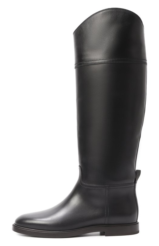Кожаные сапоги Brunello Cucinelli MZ0LC3039P Чёрный  MZ0LC3039P Фото 4