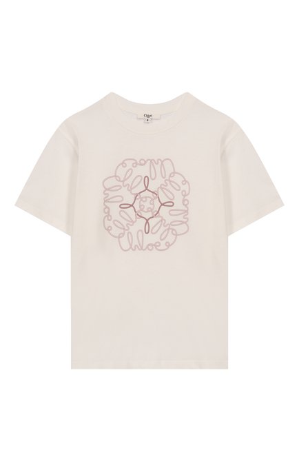 Хлопковая футболка CHLOÉ, арт. C20651
