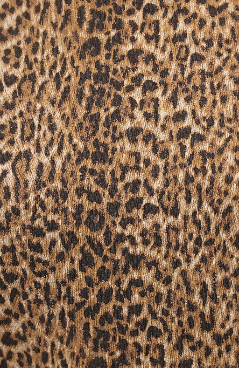 Хлопковая футболка SAINT LAURENT леопардового цвета по цене 59350 руб., арт. 635793/YBWK2, фото 5 Хлопковая футболка SAINT LAURENT, арт. 635793/YBWK2, фото 5