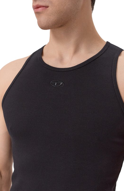 Хлопковая майка Diesel A21560/0JEAI Чёрный  A21560/0JEAI Фото 5