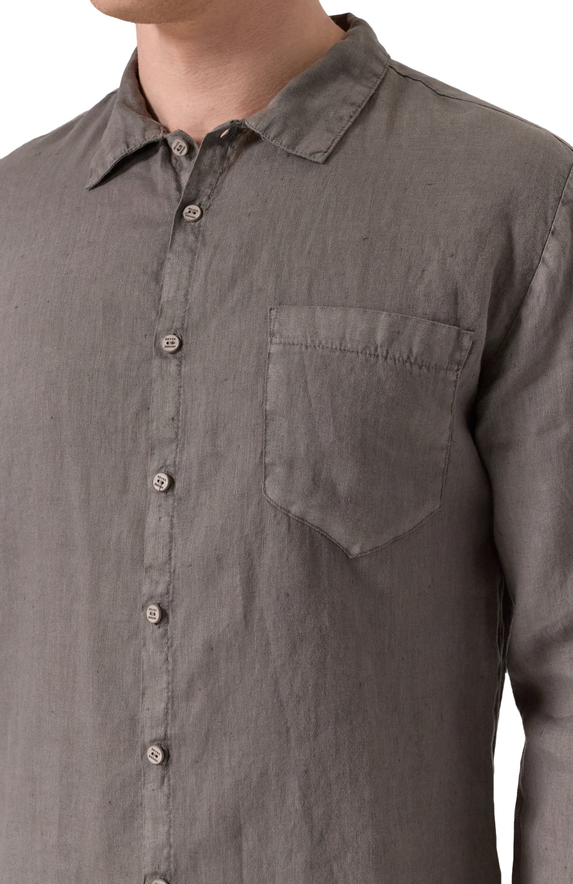 Льняная рубашка NEVER ENOUGH, арт. MSL024, фото 5