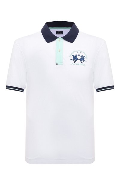 Хлопковое поло LA MARTINA, арт. YMP005/PK001, фото 1