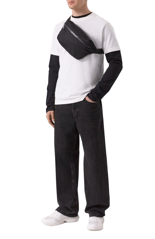 Поясная сумка Outdoor Off-White 0MN0037C99FAB001 Чёрный  0MN0037C99FAB001 Фото 7