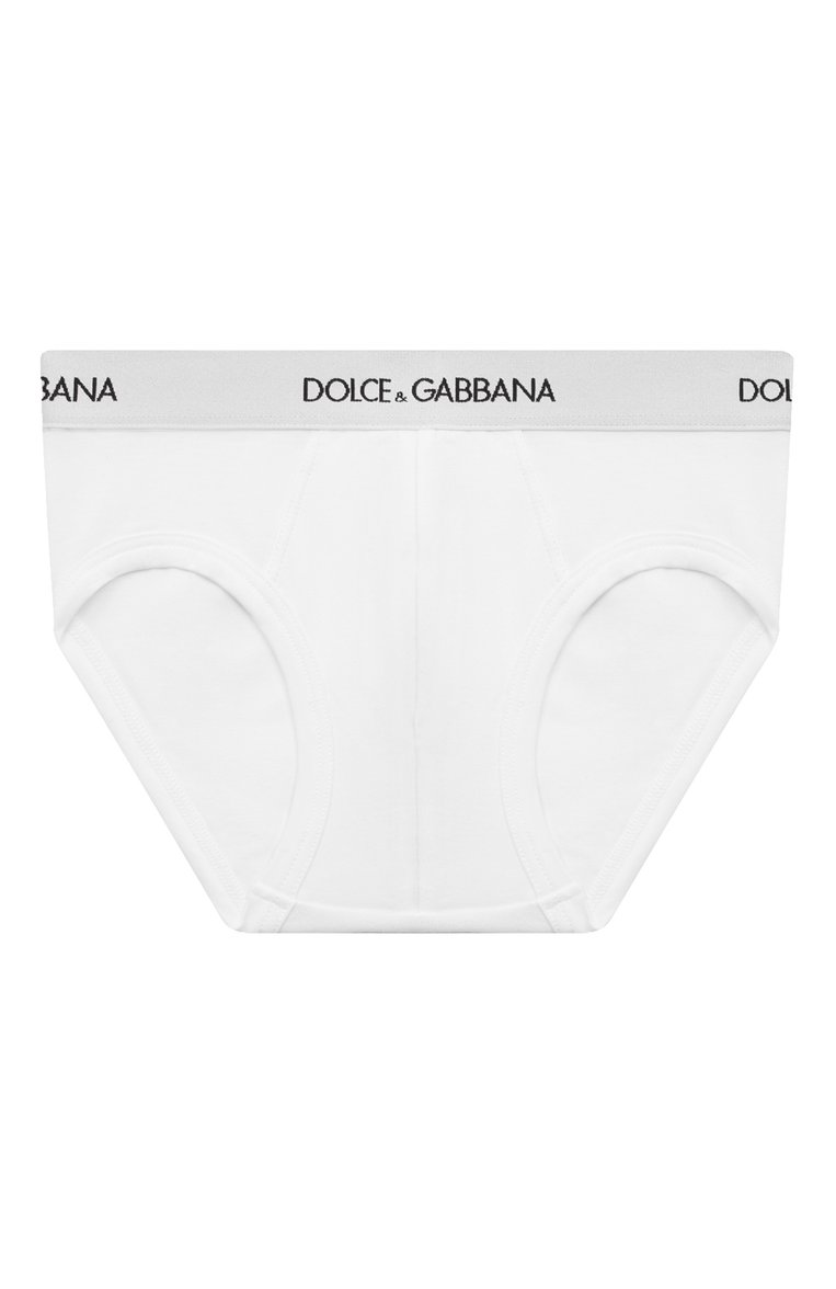 Детские комплект из двух брифов DOLCE & GABBANA белого цвета, арт. L4J700/0N00G | Фото 2 (Материал внешний: Хлопок; Материал сплава: Проставлено; Рукава: Короткие; Драгоценные камни: Проставлено; Ростовка одежда: 12 лет | 152 см, 3 года | 98 см, 5 лет | 110 см, 8 лет | 128 см, 10 - 11 лет | 140 - 146см, 2 года | 92 см, 13 - 15 лет | 158 см, 6 лет | 116 см, 4 года | 104 см)