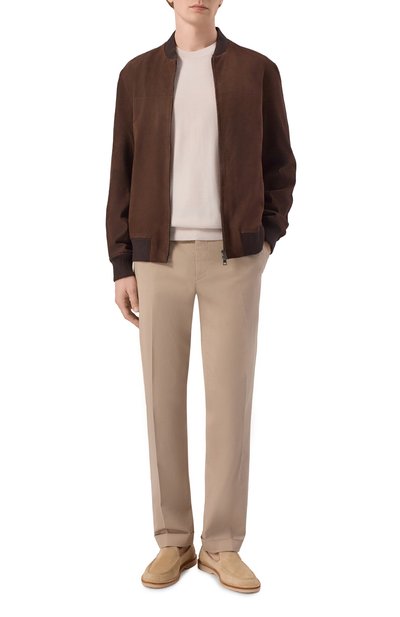 Замшевые лоферы argentario BUTTERO, арт. B9320G0RH-UG, фото 2