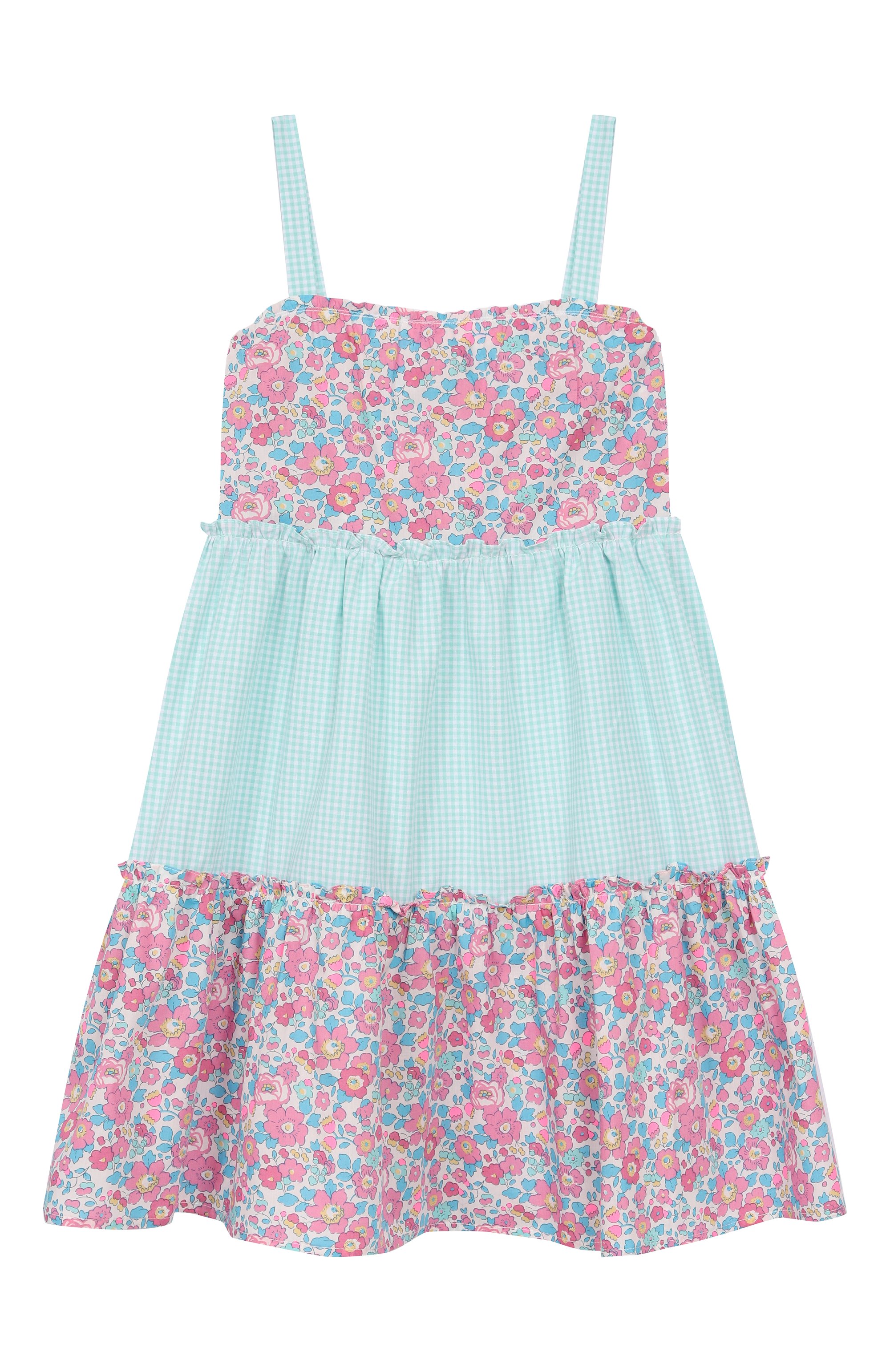 Хлопковый сарафан PESCIOLINO ROSSO, арт. PBSABI-14PATCH/8A-12A, фото 1