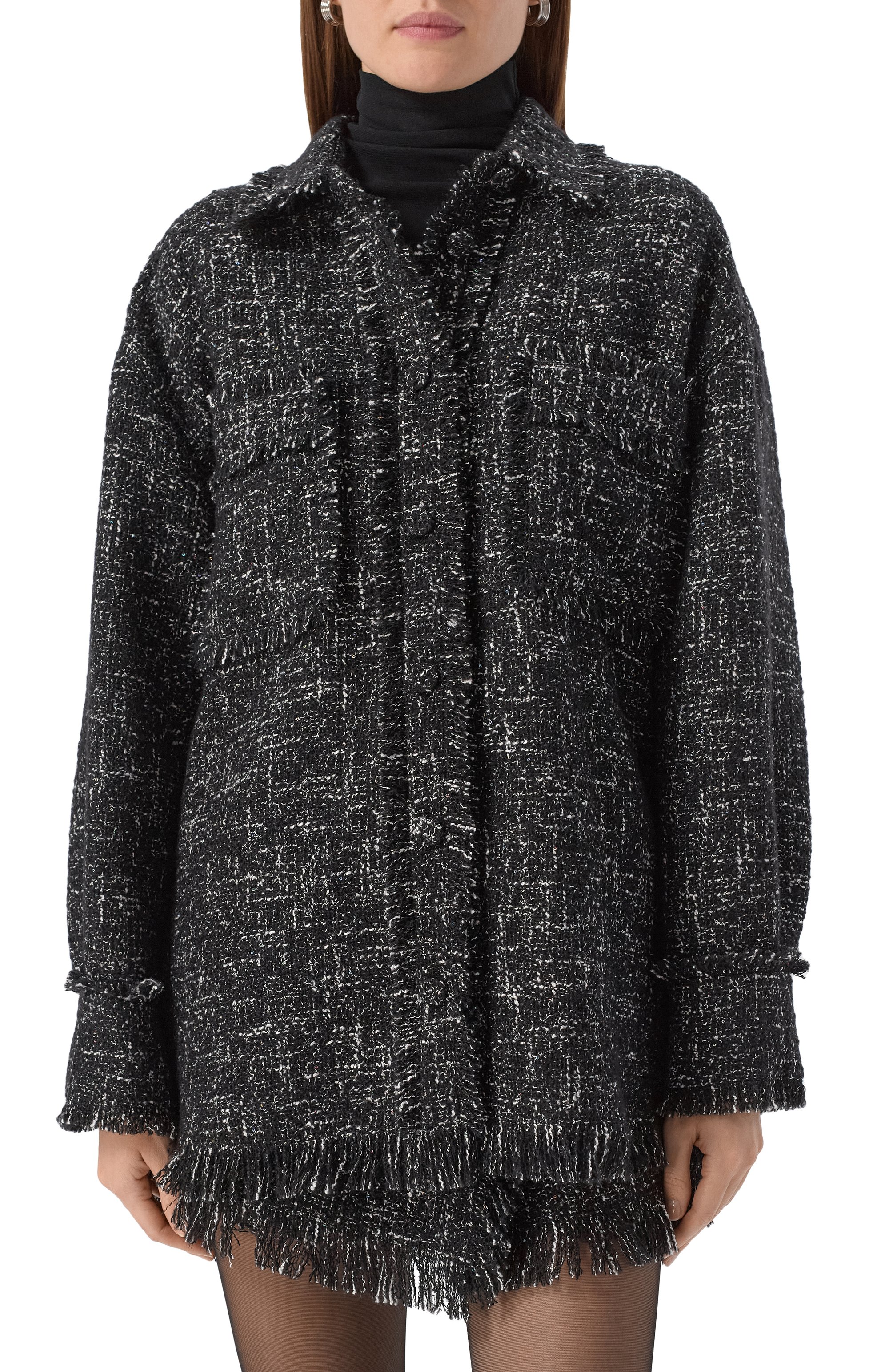 Рубашка MSGM темно-серого цвета по цене 62150 руб., арт. 3941MDE22/257621, фото 3 Рубашка MSGM, арт. 3941MDE22/257621, фото 3